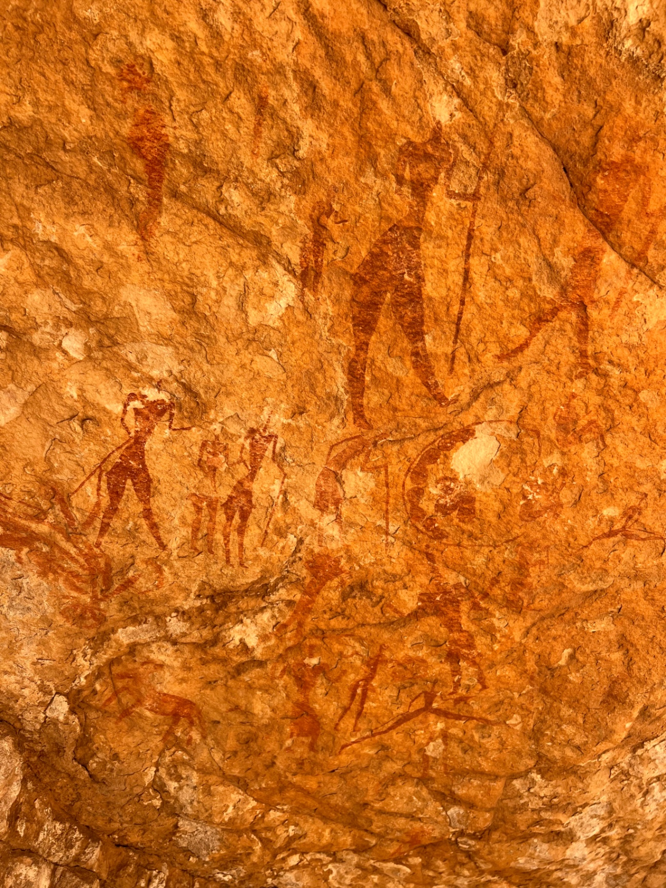 Peintures rupestres millénaires du Tassili n'Ajjer